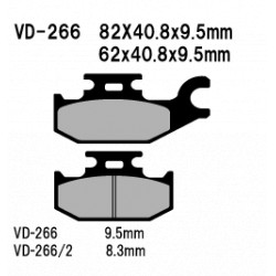 Vesrah 266 tárcsafékbetét