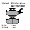 Vesrah 266 tárcsafékbetét