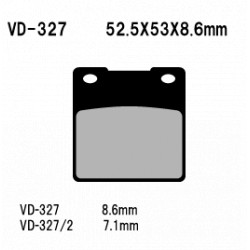 Vesrah 327 tárcsafékbetét