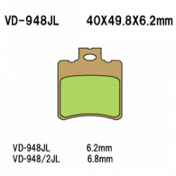 Vesrah 948 tárcsafékbetét