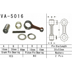 VA-5016 Vesrah főtengely javító szett