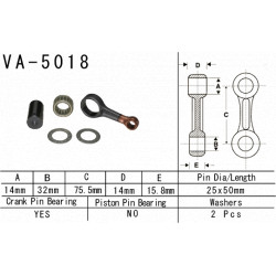 VA-5018 Vesrah főtengely javító szett