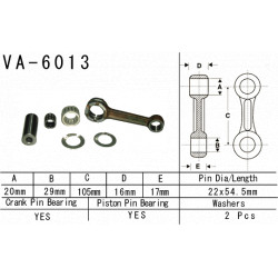 VA-6013 Vesrah főtengely javító szett