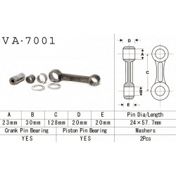 VA-7001 Vesrah főtengely javító szett