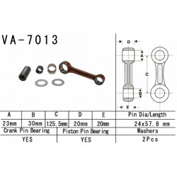 VA-7013 Vesrah főtengely javító szett