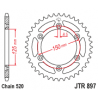 JTA897 Aluminium színes hátsó lánckerék