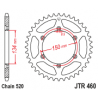 JTA460 Aluminium színes hátsó lánckerék