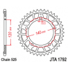 JTA1792 Aluminium színes hátsó lánckerék