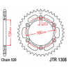 JTA1308 Aluminium színes hátsó lánckerék