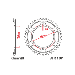 JTR1301 Hátsó lánckerék