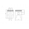 TKR DR/GN125X Dugattyúszett