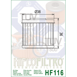 HF 116 olajszűrő