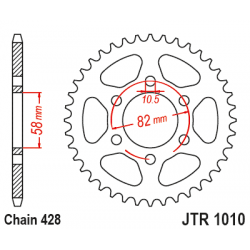 JTR1010 Hátsó lánckerék