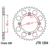 JTR1204 Hátsó lánckerék