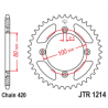 JTR1214 Hátsó lánckerék