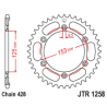 JTR1258 Hátsó lánckerék