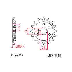 JTF1448 első lánckerék