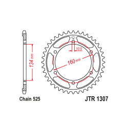 JTR1307 Hátsó lánckerék