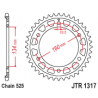 JTR1317 Hátsó lánckerék