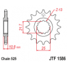 JTF1586 első lánckerék