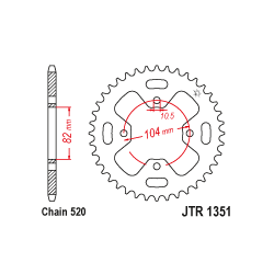 JTR1351 Hátsó lánckerék