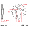 JTF1902 első lánckerék