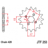 JTF253 első lánckerék