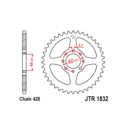 JTR1832 Hátsó lánckerék