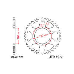 JTR1977 Hátsó lánckerék