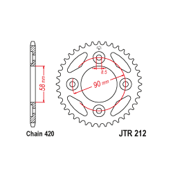 JTR212 Hátsó lánckerék