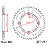 JTR217 Hátsó lánckerék