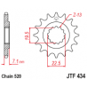 JTF434 első lánckerék