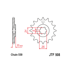 JTF508 első lánckerék