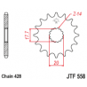 JTF558 első lánckerék