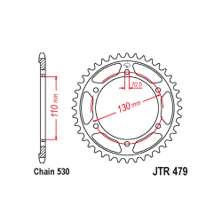 JTR479 Hátsó lánckerék