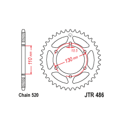 JTR486 Hátsó lánckerék
