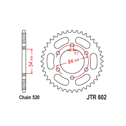 JTR602 Hátsó lánckerék