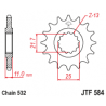 JTF584 első lánckerék