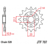 JTF707 első lánckerék