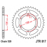 JTR817 Hátsó lánckerék