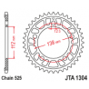 JTA1304 Aluminium hátsó lánckerék