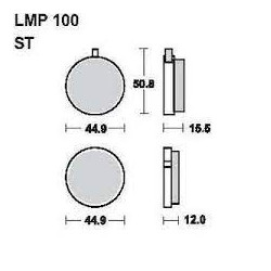 LMP 100 tárcsafékbetét