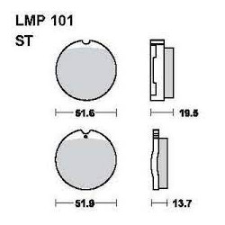 LMP 101 tárcsafékbetét