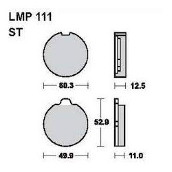 LMP 111 tárcsafékbetét