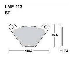 LMP 113 tárcsafékbetét