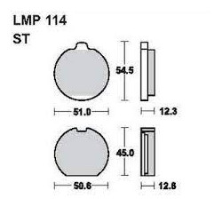 LMP 114 tárcsafékbetét