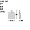 LMP 119 tárcsafékbetét