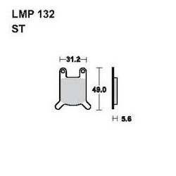 LMP 132 tárcsafékbetét