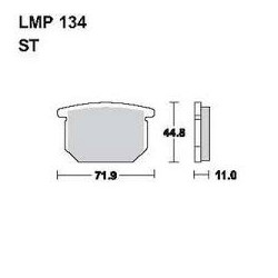 LMP 134 tárcsafékbetét