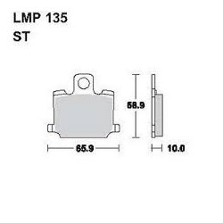 LMP 135 tárcsafékbetét